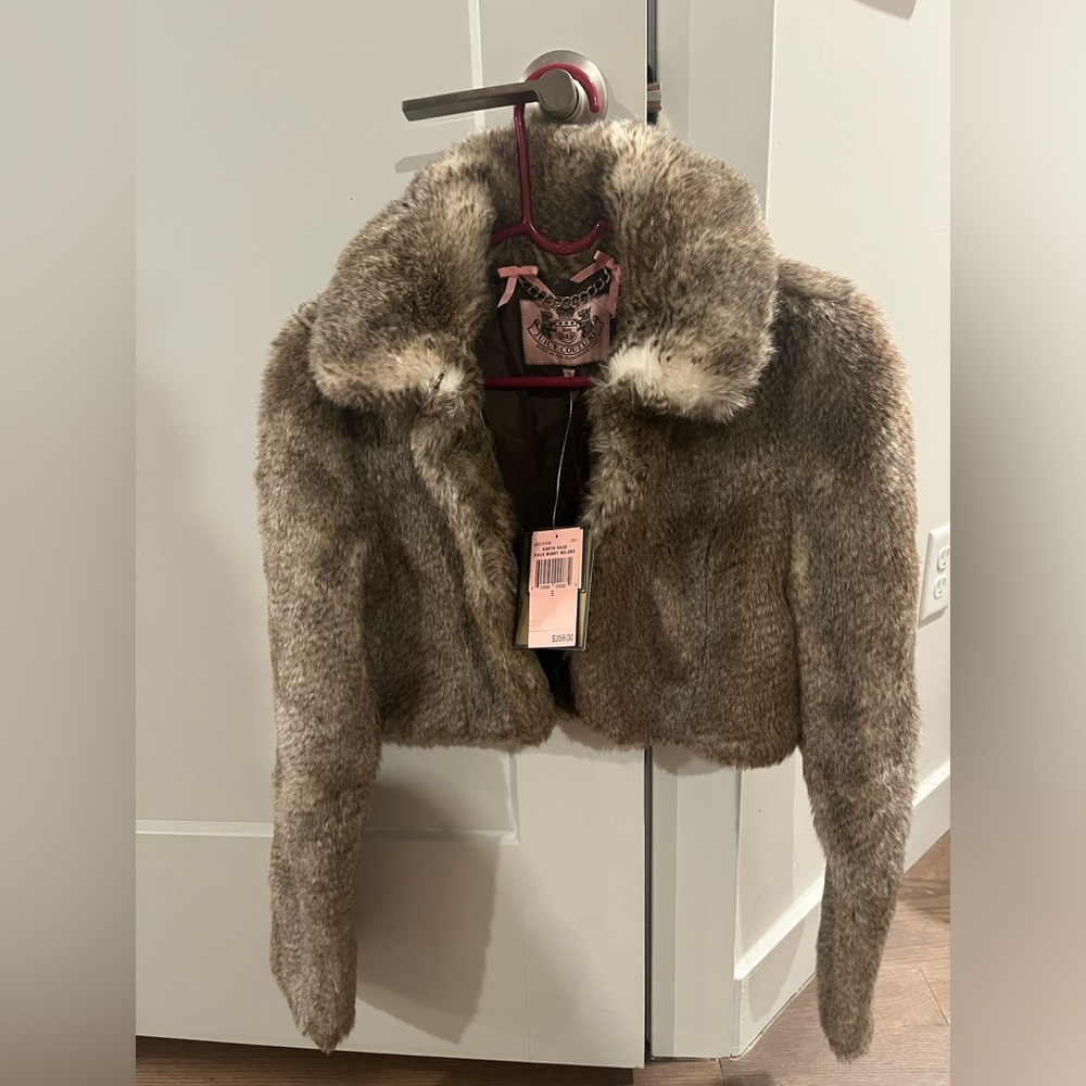 Vintage Juicy Couture Faux Fur bolero jacket